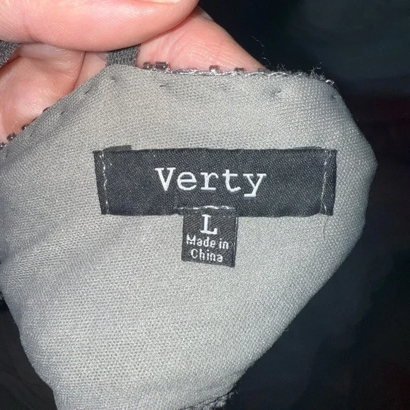 Verty Charcoal Sequin Mini Dress Party Dress Evening Wear - Picture 2 of 10